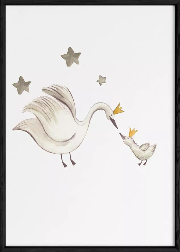 Affiche Enfant - Cygnes