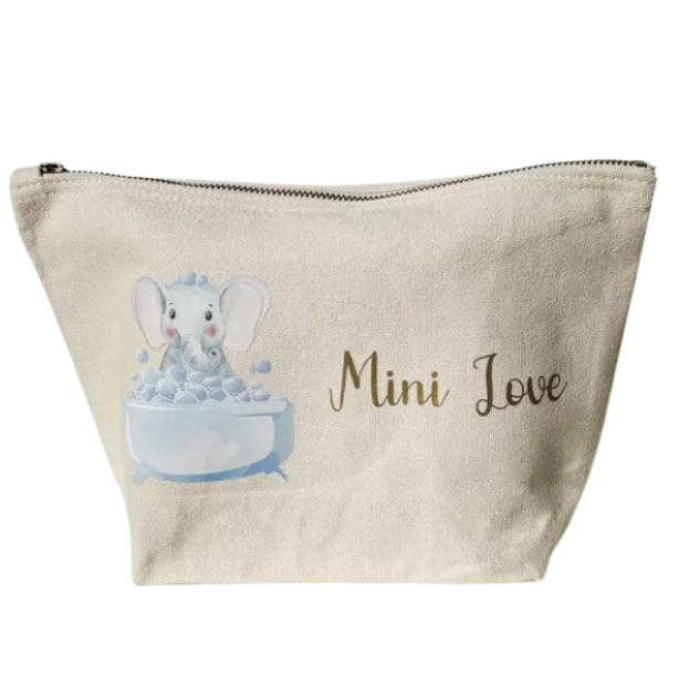 Trousse de toilette "Mini Love" - Fait Main