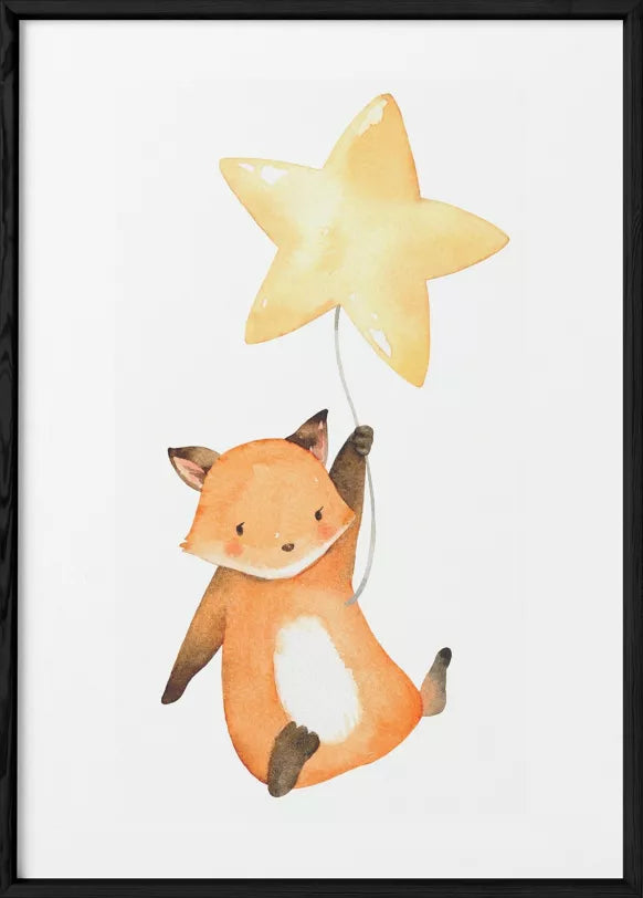 Affiche Enfant - Renardeau Etoile