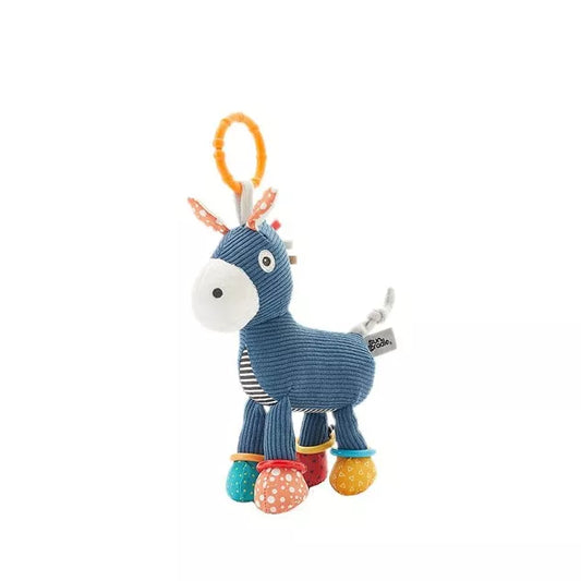 Hochet Peluche Sensorielle Âne - Jouet Eveil Bébé