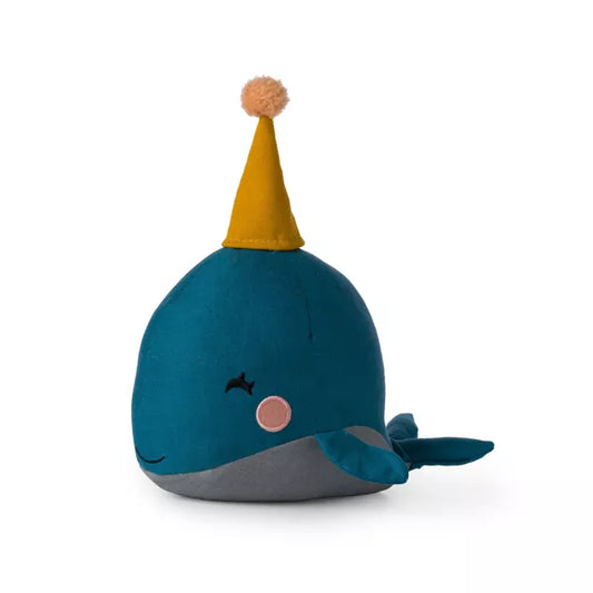 Peluche Baleine dans sa boîte cadeau