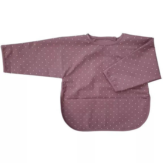 Bavoir à manches raisin dotty Summervil Organic