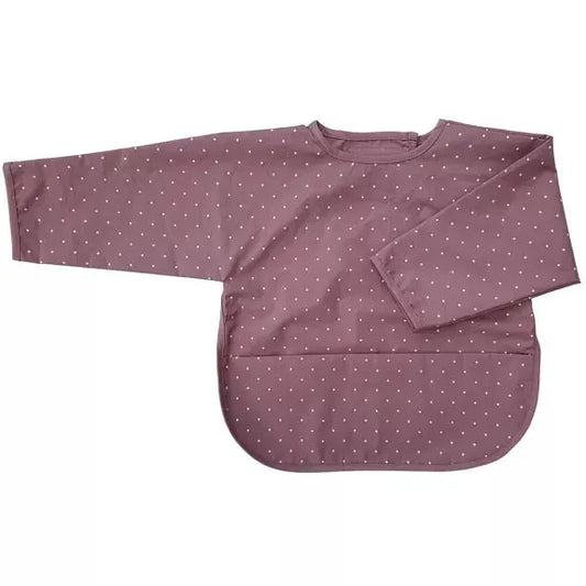 Bavoir à manches raisin dotty Summervil Organic
