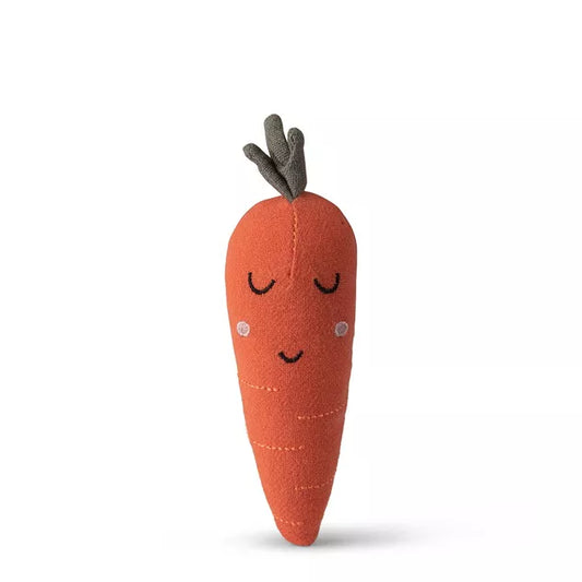 Hochet Carol la Carotte dans sa boite cadeau