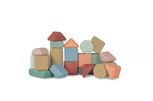 Coffret 20 blocs de construction en liège Korko
