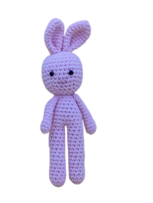 Peluche Lapin en Crochet - Rose - Fait Main