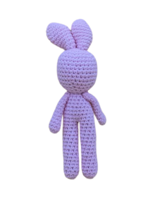 Peluche Lapin en Crochet - Rose - Fait Main