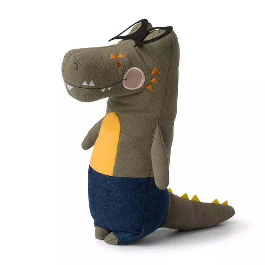 Peluche Alligator Alfred avec lunettes