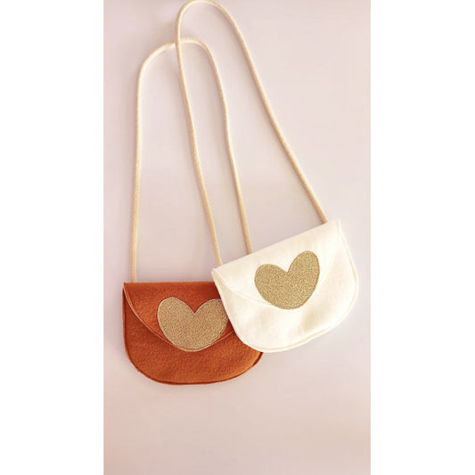 Sac Coeur Terracotta - Fait Main