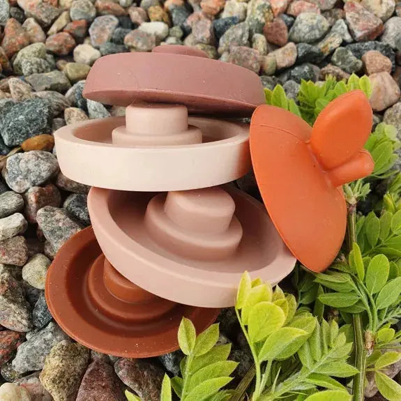 Pomme jouet à empiler en silicone Summervil Organic