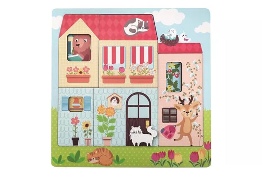 Puzzle en bois - Multicouches