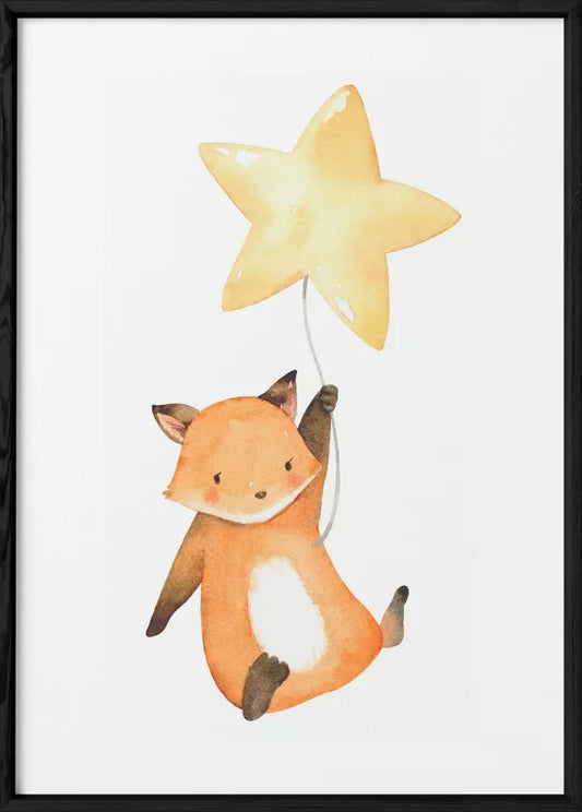 Affiche Enfant - Renardeau Etoile