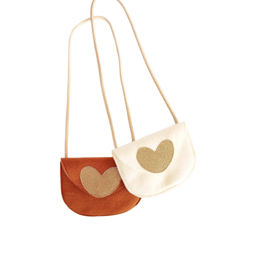 Sac Coeur Terracotta - Fait Main