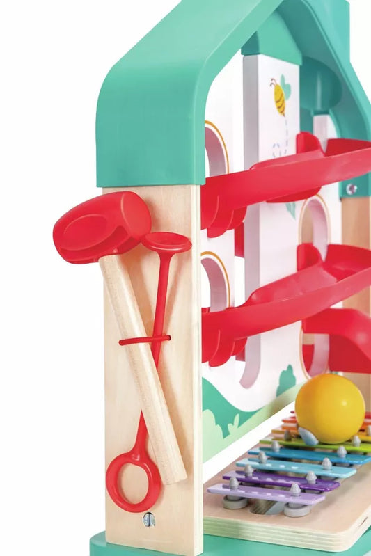 Toboggan musical avec xylophone