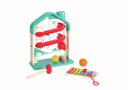 Toboggan musical avec xylophone
