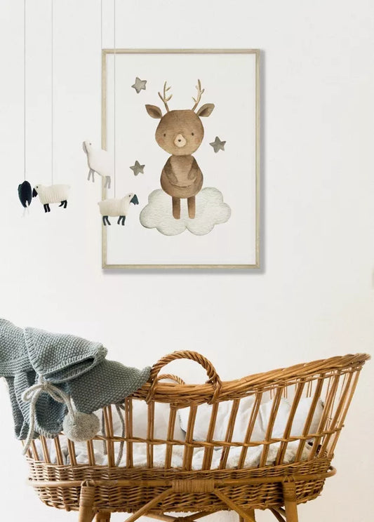 Affiche Enfant - Cerf