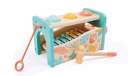 Banc à marteler xylophone Jungle Hape